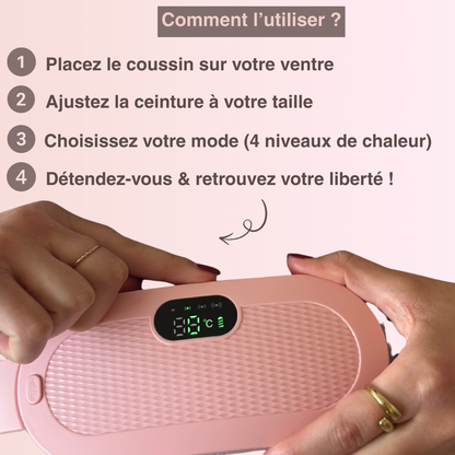 Coussin chauffant                                                                                                                                                      menstruel